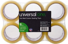 UNIVERSAL - 2" Wide x 3mm Thick x 55 yds Long, 93000 Box Sealing & Label Protection Tape - Clear - Americas Industrial Supply