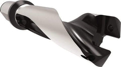 Allied Machine and Engineering - Series 32, 32 to 35mm Diam, 40mm Diam Straight Shank with Flange, Straight Flute Spade Drill - 105mm Max Depth, 157.7mm Body Length, 227.7mm OAL, Standard Length, Through Coolant - Americas Industrial Supply