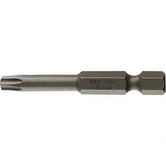 Wiha - T8 Power Bit - 1/4" Drive, 2" OAL - Americas Industrial Supply