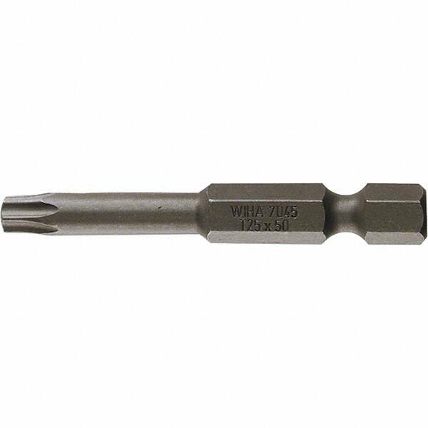 Wiha - T20 Power Bit - 1/4" Drive, 2" OAL - Americas Industrial Supply