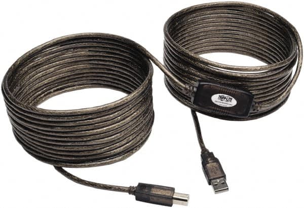 Tripp-Lite - 36' Long, USB A/B Computer Cable - Beige, Male x Male - Americas Industrial Supply