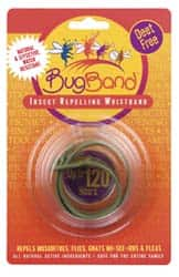 BugBand - 1 Count DEET Free Wrist Band - For Biting Flies, Fleas, Gnats, Mosquitos, No-See-Ums, Ticks - Americas Industrial Supply