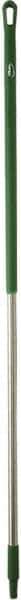 Vikan - 59 x 1-1/4" Aluminum Squeegee Handle - European Threaded Connection, Green - Americas Industrial Supply