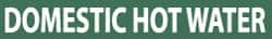 NMC - Pipe Marker with Domestic Hot Water Legend and No Graphic - 2-1/2 to 6" Pipe Outside Diam, White on Green - Americas Industrial Supply
