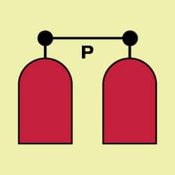 NMC - 6" Long x 6" Wide, Rigid Plastic Safety Sign - Square, 0.05" Thick, Use for Marine Application - Americas Industrial Supply