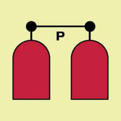 NMC - 6" Long x 6" Wide, Pressure-Sensitive Vinyl Safety Sign - Square, 0.004" Thick, Use for Marine Application - Americas Industrial Supply