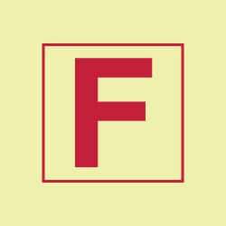 NMC - 6" Long x 6" Wide, Pressure-Sensitive Vinyl Safety Sign - Square, 0.004" Thick, Use for Marine Application - Americas Industrial Supply