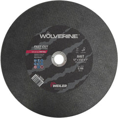 12″ × 3/32″ Type 1 Cut-Off Wheel, A46T, 1″ Arbor Hole - Americas Industrial Supply
