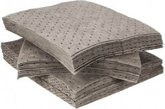 Brady SPC Sorbents - 17 Gal Capacity per Package, Universal Pad - 17" Long x 15" Wide, Gray, Polypropylene - Americas Industrial Supply