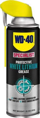 WD-40 Specialist - 10 oz Aerosol Lithium General Purpose Grease - White, Food Grade, 300°F Max Temp, NLGIG 2, - Americas Industrial Supply