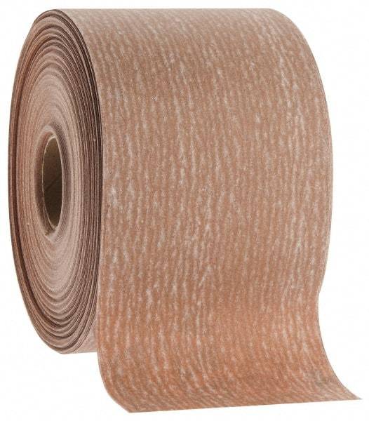 Norton - 2-3/4" x 45 Yd 600 Grit Aluminum Oxide Shop Roll - Ultra Fine Grade, B Weighted Backing - Americas Industrial Supply