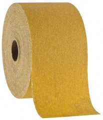 Norton - 2-3/4" x 20 Yd 80 Grit Aluminum Oxide Shop Roll - Coarse Grade, B Weighted Backing - Americas Industrial Supply