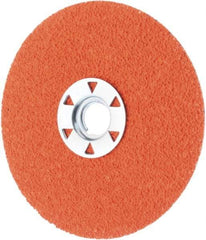 Norton - 4-1/2" Diam 5/8-11 Threaded Hole 36 Grit Fiber Disc - Very Coarse Grade, Ceramic Alumina - Americas Industrial Supply