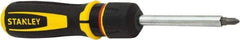Stanley - Mini-Ratchet Bit Screwdriver Kit - Phillips, Slotted, Torx, Hex, Square, Nutdrivers - Americas Industrial Supply