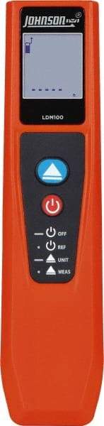 Johnson Level & Tool - 0.05 m to 30.48 m, Laser Distance Finder - 2 AAA Battery, Accurate to 5/64 Inch - Americas Industrial Supply