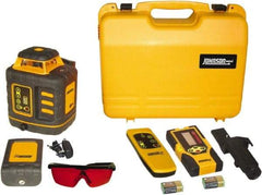 Johnson Level & Tool - 2,000' (Exterior) Measuring Range, 1/8" at 100' Accuracy, Self-Leveling Rotary Laser - ±3° Self Leveling Range, 150, 200, 250 & 300 RPM, 2 Beams, NiMH Battery Included - Americas Industrial Supply