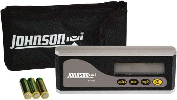 Johnson Level & Tool - 90° Max Measurement Electronic Inclinometer - Digital - Americas Industrial Supply
