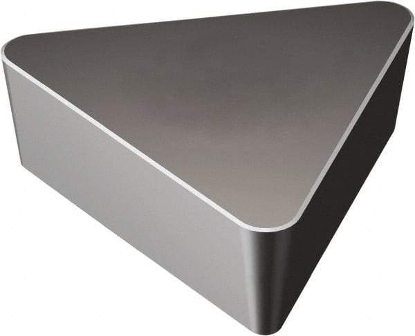 Sandvik Coromant - TPGN321 Grade 650 Ceramic Turning Insert - TiN Finish, 60° Triangle, 3/8" Inscr Circle, 1/8" Thick, 1/64" Corner Radius - Americas Industrial Supply