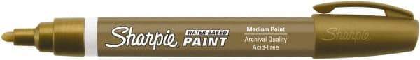 Sharpie - Gold Paint Stick - Medium Tip, Water Based - Americas Industrial Supply