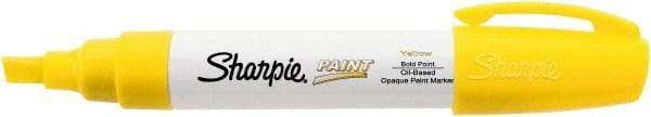 Sharpie - Yellow Paint Marker - Bold Tip - Americas Industrial Supply