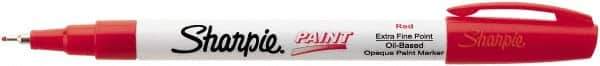 Sharpie - Red Paint Marker - Extra Fine Tip - Americas Industrial Supply