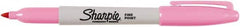 Sharpie - Pink Permanent Marker - Fine Tip, AP Nontoxic Ink - Americas Industrial Supply