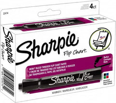 Sharpie - Black, Blue, Green, Red Permanent Marker - Bullet Tip, Water Based - Americas Industrial Supply