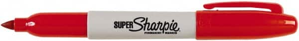 Sharpie - Red Permanent Marker - Fine Tip, AP Nontoxic Ink - Americas Industrial Supply