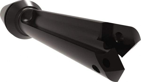 Allied Machine and Engineering - Series Z, 7/16 to 1/2" Diam, ER16 ER Collet, Straight Flute Spade Drill - 1-3/8" Max Depth, 1-29/32" Body Length, 3-5/64" OAL, Short Length, Through Coolant - Americas Industrial Supply