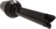 Allied Machine and Engineering - Series Y, 3/8 to 27/64" Diam, ER20 ER Collet, Straight Flute Spade Drill - 1-3/8" Max Depth, 1-29/32" Body Length, 3-15/64" OAL, Short Length, Through Coolant - Americas Industrial Supply