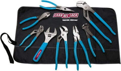 Channellock - 8 Piece Plier Set - Comes in Tool Roll - Americas Industrial Supply