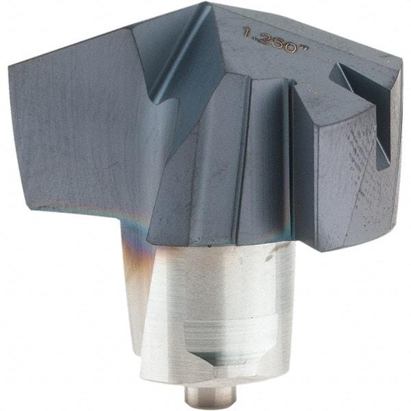 Iscar - Series ICM, 31.75mm Diam Grade IC908 Replaceable Drill Tip - Carbide, TiAlN/TiN Finish, 31 Seat Size - Americas Industrial Supply