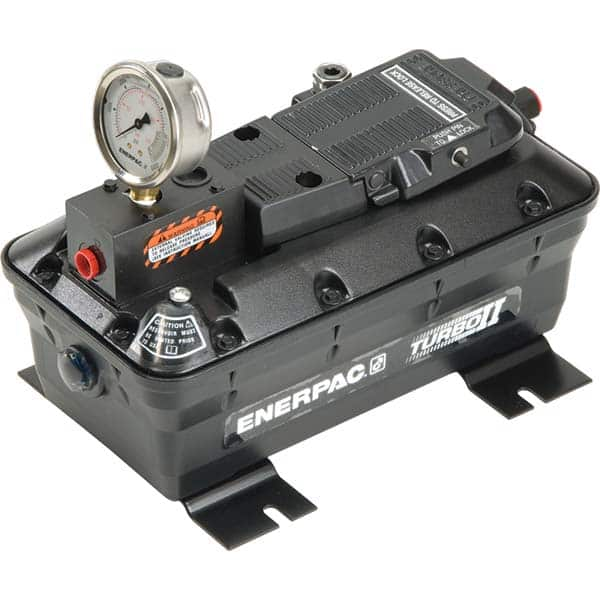 Enerpac - Power Hydraulic Pumps & Jacks Type: Air-Hydraulic Pressure Rating (psi): 5000 - Americas Industrial Supply