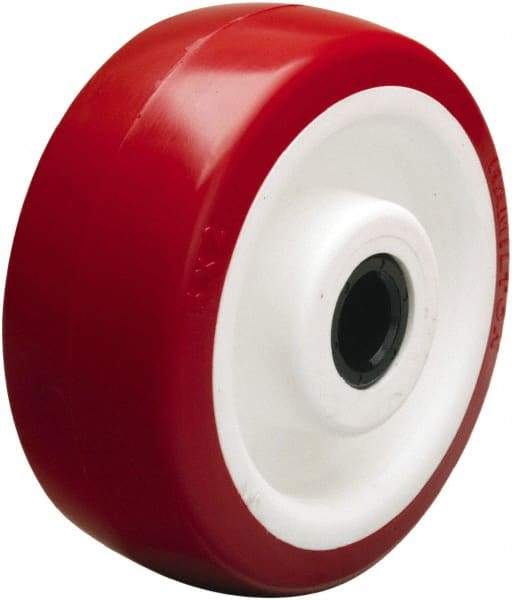 Hamilton - 5 Inch Diameter x 2 Inch Wide, Polyurethane on Polypropylene Caster Wheel - 1,000 Lb. Capacity, 2-3/16 Inch Hub Length, 3/4 Inch Axle Diameter, Delrin Bearing - Americas Industrial Supply