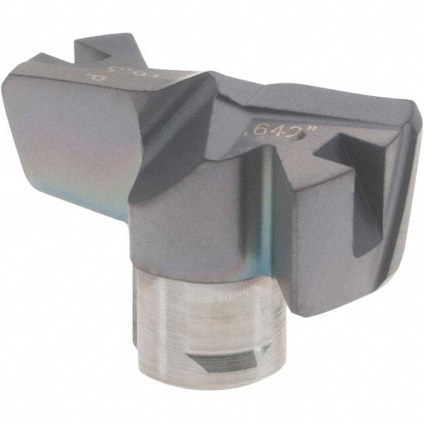 Iscar - Series FCP, 16.31mm Diam Grade IC908 Replaceable Drill Tip - Carbide, TiAlN/TiN Finish, 16 Seat Size - Americas Industrial Supply