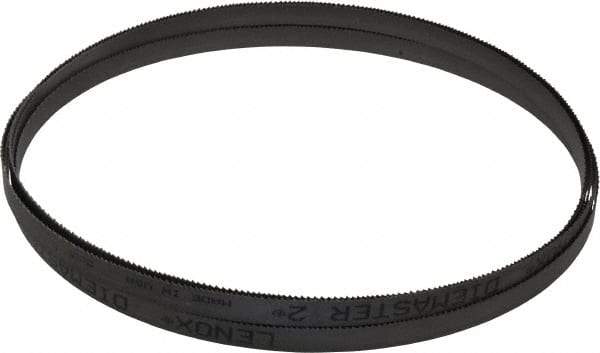 Lenox - 10 to 14 TPI, 13' 3" Long x 1/2" Wide x 0.025" Thick, Welded Band Saw Blade - Bi-Metal, Toothed Edge, Modified Raker Tooth Set, Flexible Back, Contour Cutting - Americas Industrial Supply