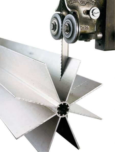 Lenox - 6 TPI, 6' 8" Long x 1/4" Wide x 0.025" Thick, Welded Band Saw Blade - Carbon Steel, Toothed Edge, Raker Tooth Set, Flexible Back, Contour Cutting - Americas Industrial Supply