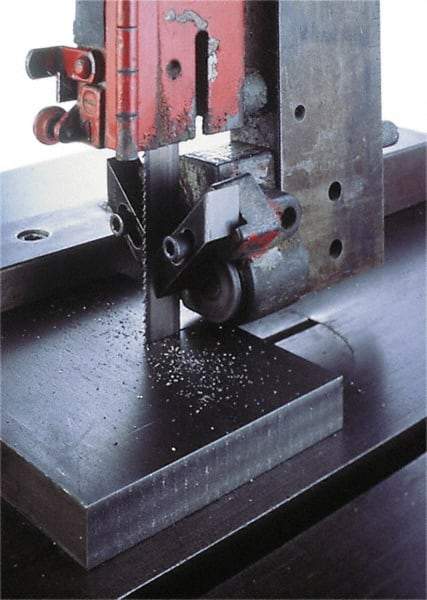 Lenox - 6 TPI, 9' 11-1/2" Long x 1" Wide x 0.035" Thick, Welded Band Saw Blade - Carbon Steel, Toothed Edge, Raker Tooth Set, Hard Back, Contour Cutting - Americas Industrial Supply