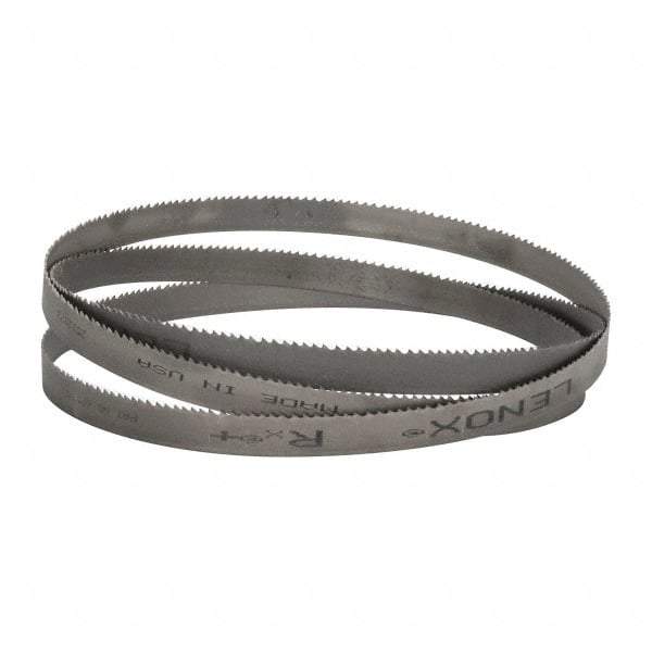 Lenox - 5 to 8 TPI, 7' 9" Long x 3/4" Wide x 0.035" Thick, Welded Band Saw Blade - Bi-Metal, Toothed Edge, Raker Tooth Set, Flexible Back - Americas Industrial Supply
