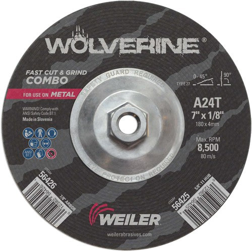 WEILER 7″ × 1/8″ TYPE 27 - Americas Industrial Supply