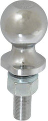 Reese - 1-7/8" Diam, 2-3/8" Shank Length, Hitch Ball - 3/4" Shank Diam, 2,000 Lb Capacity, Chrome Finish - Americas Industrial Supply