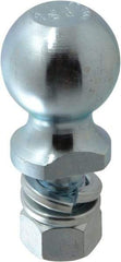 Reese - 2-5/16" Diam, 2" Shank Length, Hitch Ball - 1" Shank Diam, 7,500 Lb Capacity, Zinc Finish - Americas Industrial Supply