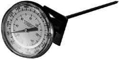 Wika - 8 Inch Long Stem, 2-1/16 Inch Dial Diameter, Stainless Steel, Beaker Clip Bi-Metal Laboratory Thermometer - 10 to 290°C, 0.5% Accuracy - Americas Industrial Supply