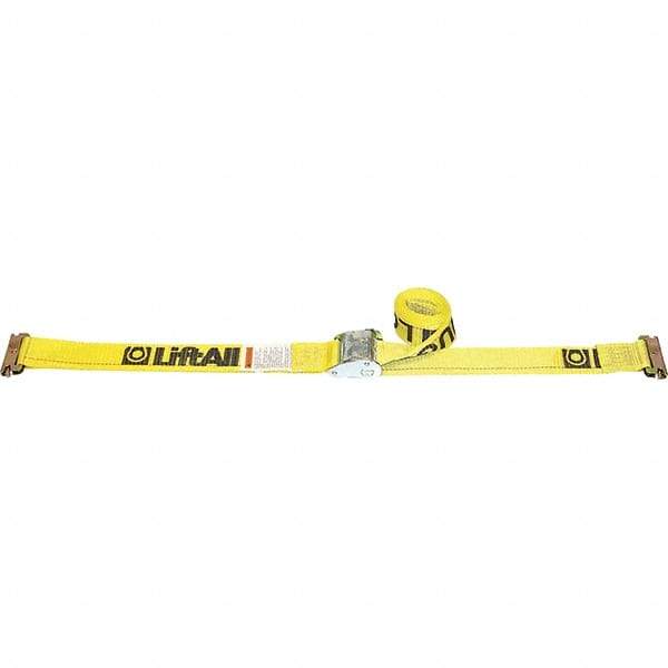 Lift-All - 12' Long x 2" Wide, 800 Lb Basket Capacity, Sling - Yellow - Americas Industrial Supply