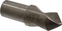 Link Industries - 3/4" Body Diam, 90°, 2-1/4" OAL, High Speed Steel Spotting Drill - Americas Industrial Supply