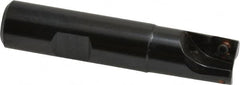 LMT - 5/8" Cut Diam, 0.354" Max Depth of Cut, 5/8" Shank Diam, 3" OAL, Indexable Square Shoulder End Mill - AD...0903...R Inserts, Weldon Shank, Series Univex - Americas Industrial Supply