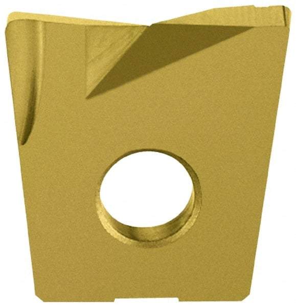 LMT - WPB1000 CF Grade LC610T Carbide Milling Insert - TiAlN/TiN Finish, 0.16" Thick, 1" Inscribed Circle, 1/8" Corner Radius - Americas Industrial Supply