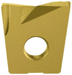 LMT - WPB1000 CF Grade LC610T Carbide Milling Insert - TiAlN/TiN Finish, 0.16" Thick, 1" Inscribed Circle, 1/8" Corner Radius - Americas Industrial Supply