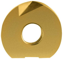 LMT - WPR0375 N Grade LC610T Carbide Milling Insert - TiAlN/TiN Finish, 0.08" Thick, 3/8" Inscribed Circle - Americas Industrial Supply