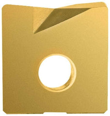 LMT - WPV0750 Grade LC610T Carbide Milling Insert - TiAlN/TiN Finish, 0.12" Thick, 3/4" Inscribed Circle, 0.031" Corner Radius - Americas Industrial Supply